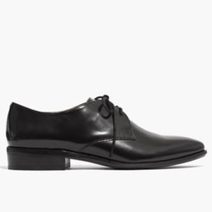 Madewell Jess Oxford in Cordovan Black New 7.5